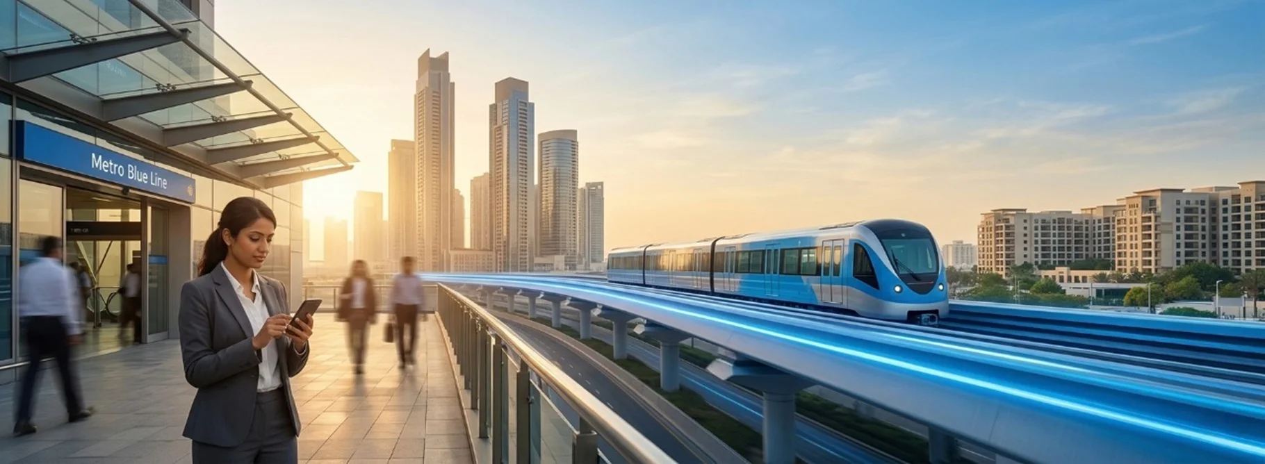 Dubai Metro Blue Line: Property Price Forecast 2029